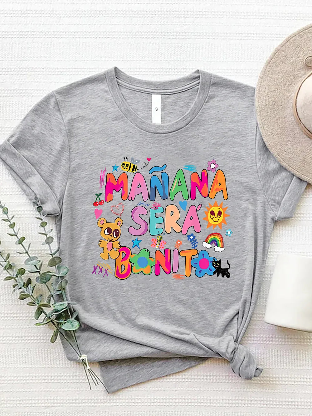 Letter Graphic Round Neck Short Sleeve T-Shirt – Trendsi | ClozArt