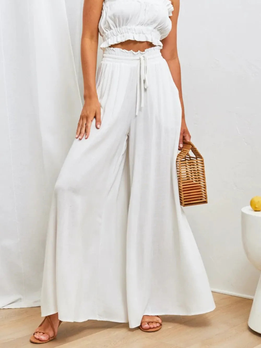 High Waist Wide Leg Pants – Trendsi | ClozArt