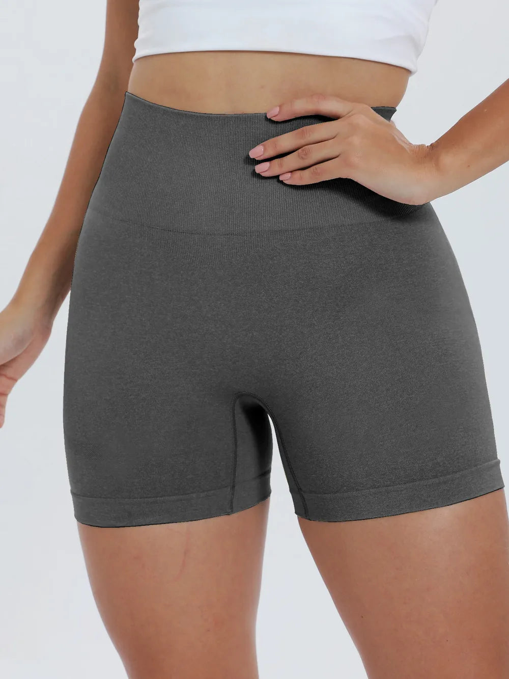 High Waist Active Shorts – Trendsi | ClozArt