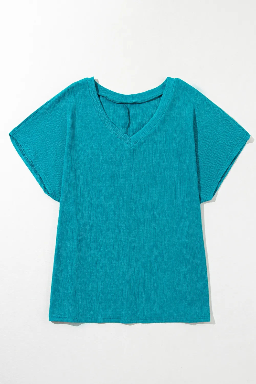 Plus Size V-Neck Short Sleeve Top – Trendsi | ClozArt