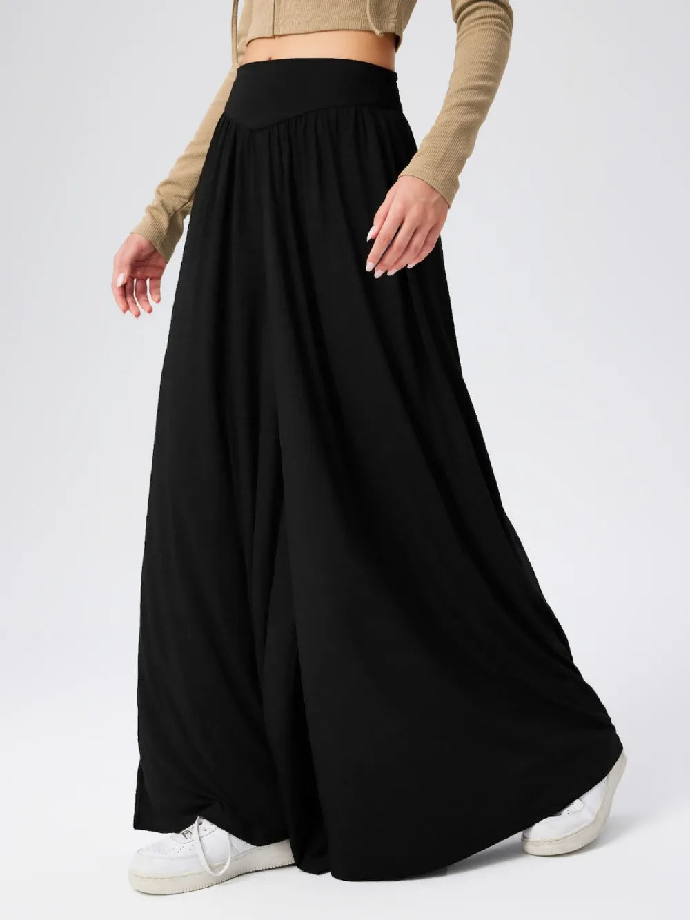 High Waist Wide Leg Pants – Trendsi | ClozArt