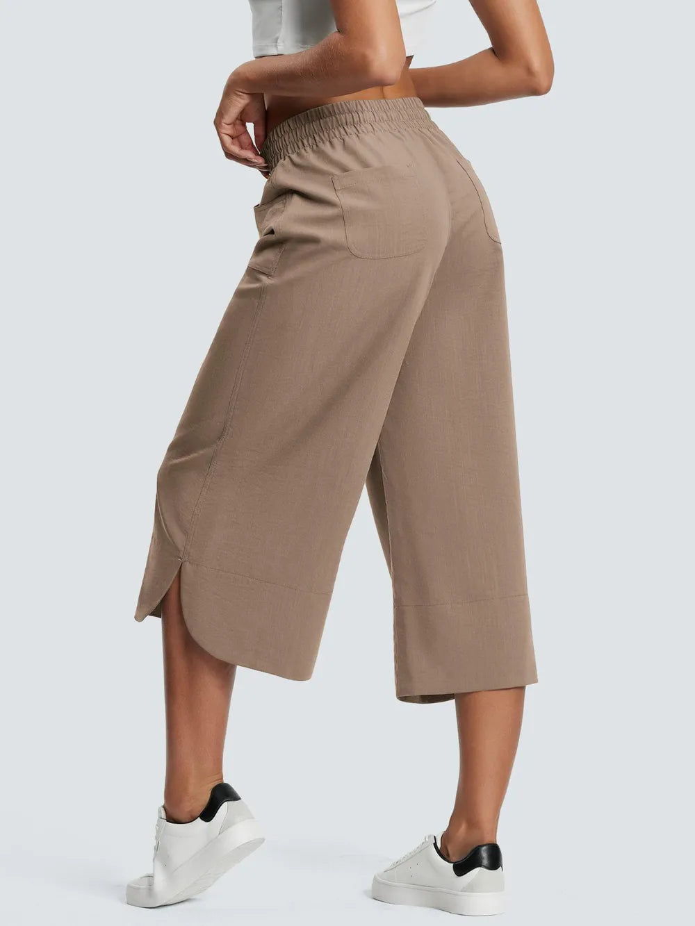 Full Size Drawstring Wide Leg Capris Pants Plus Size – Trendsi | ClozArt