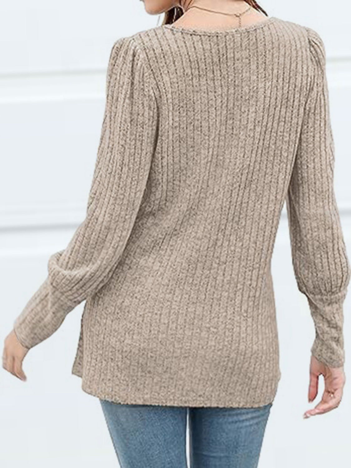 Decorative Button Square Neck Top – Trendsi | ClozArt