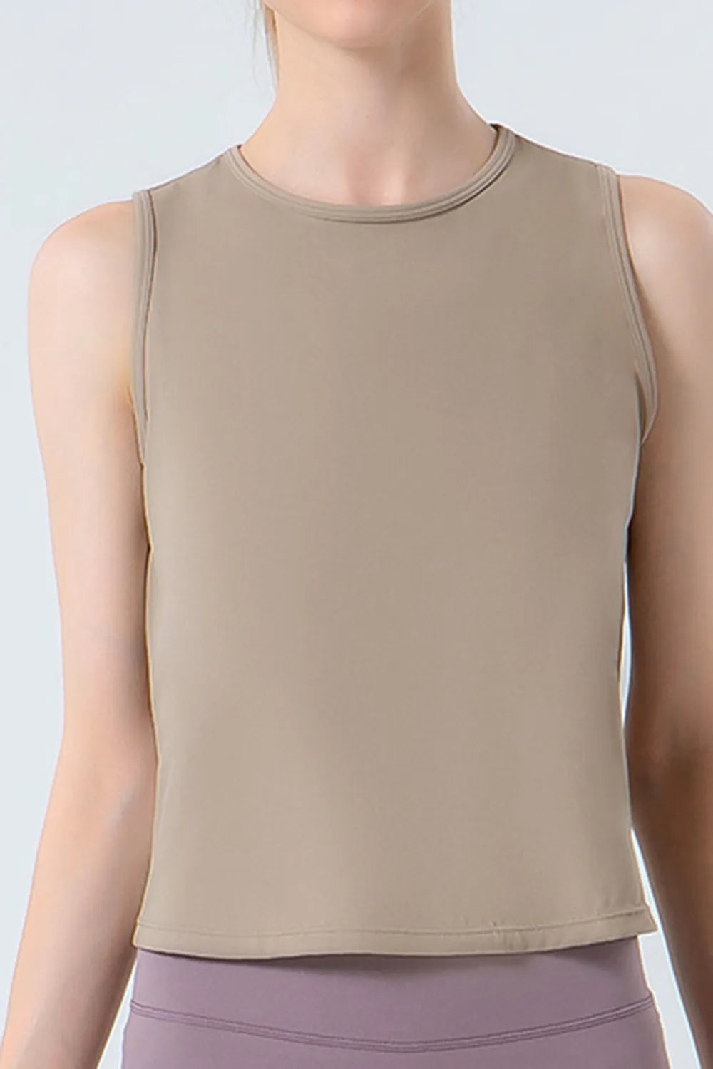 Round Neck Active Tank – Trendsi | ClozArt