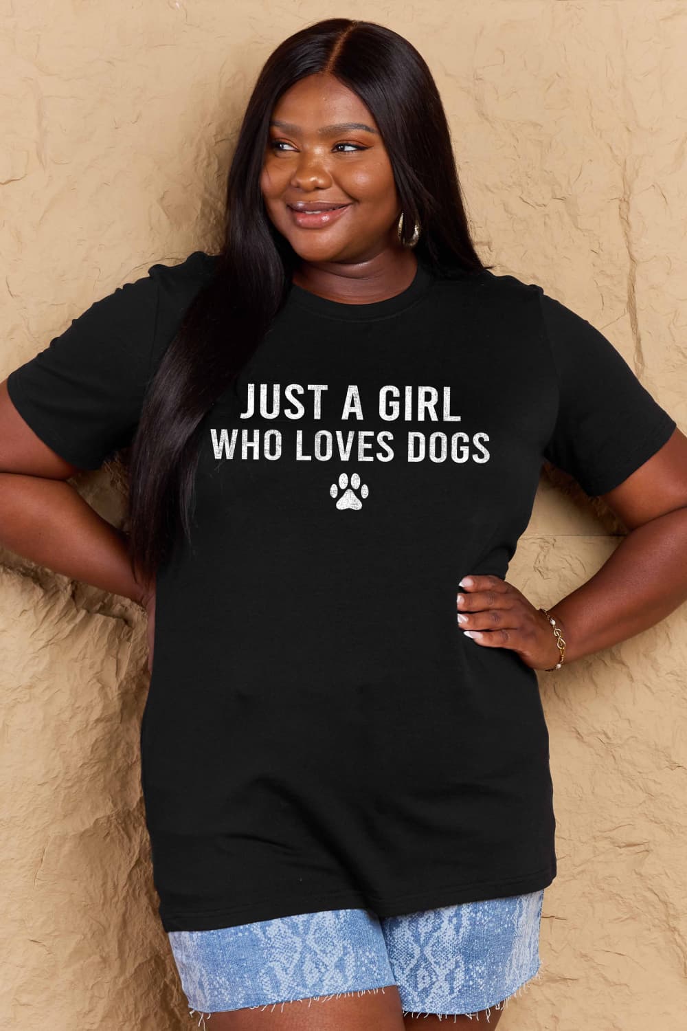 Simply Love Full Size Dog Paw Graphic Cotton T-Shirt – Trendsi | ClozArt