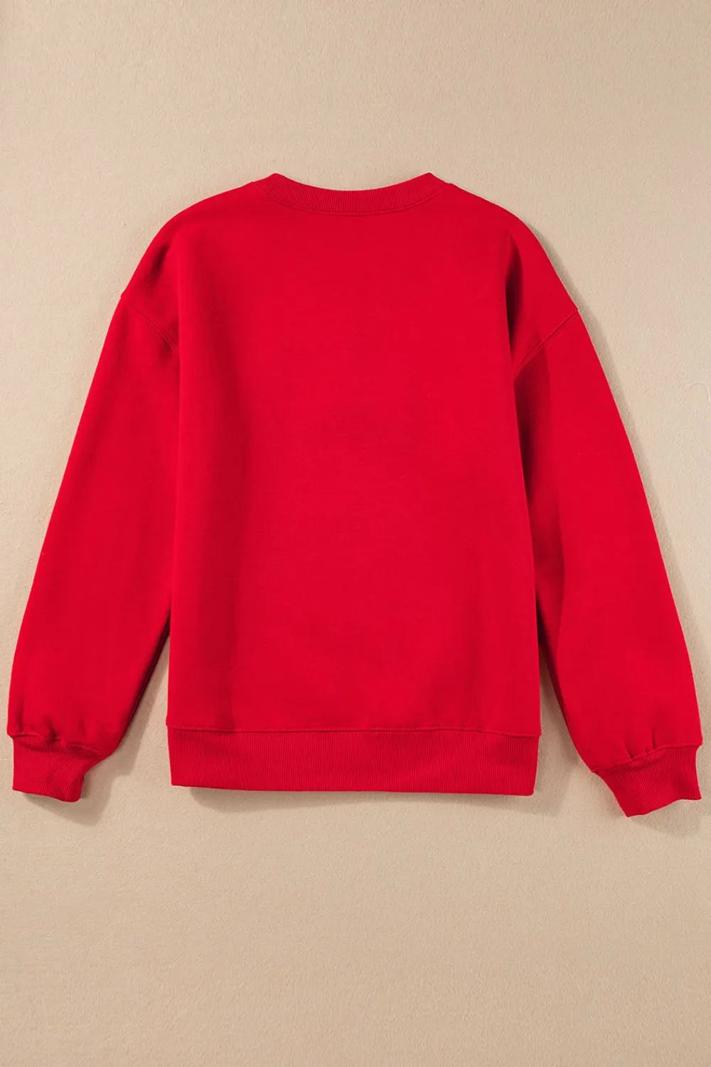 Valentine’s Day XOXO Round Neck Drop Shoulder Sweatshirt – Trendsi | ClozArt