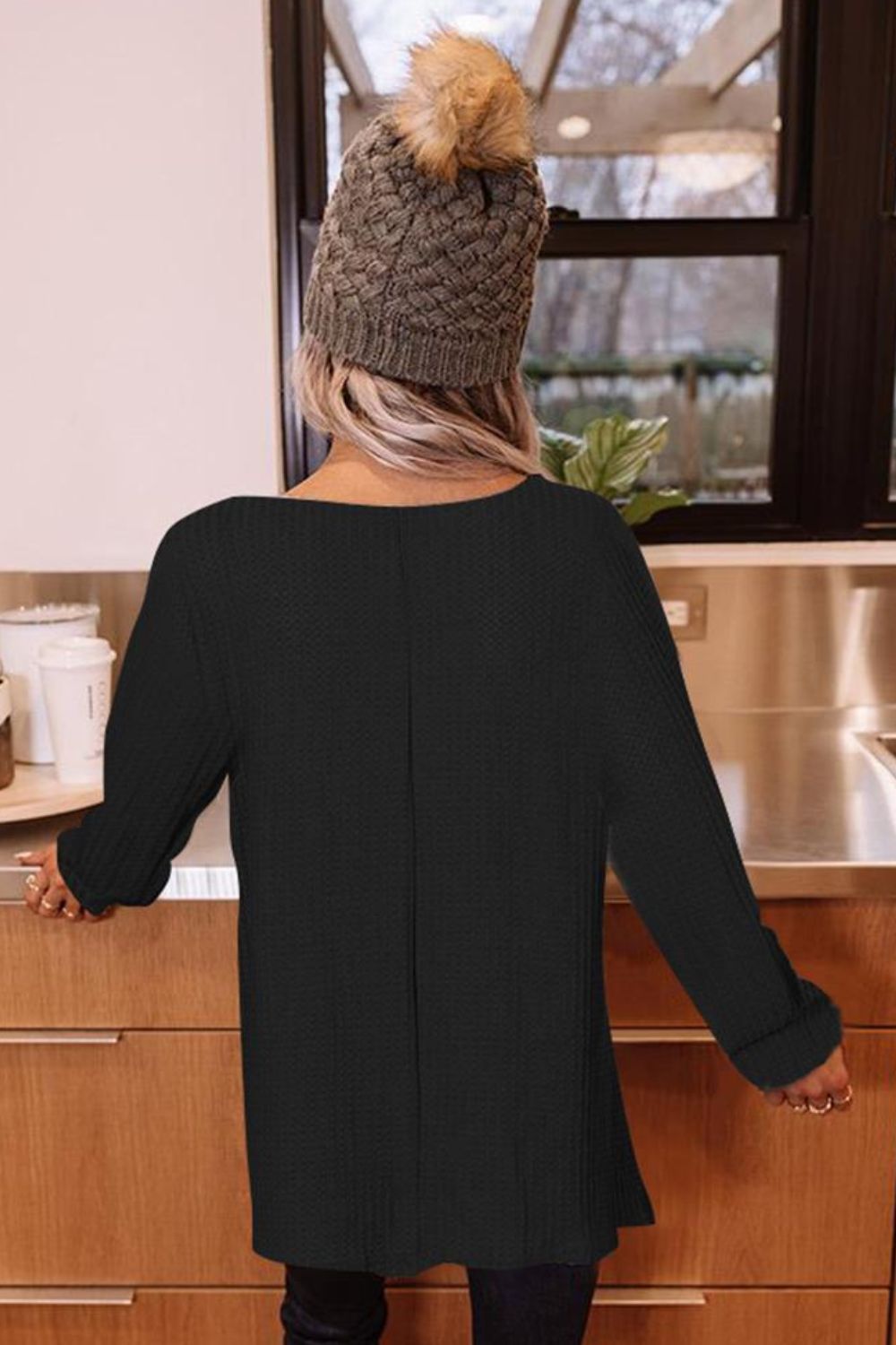 Buttoned Boat Neck Long Sleeve Blouse – Trendsi | ClozArt