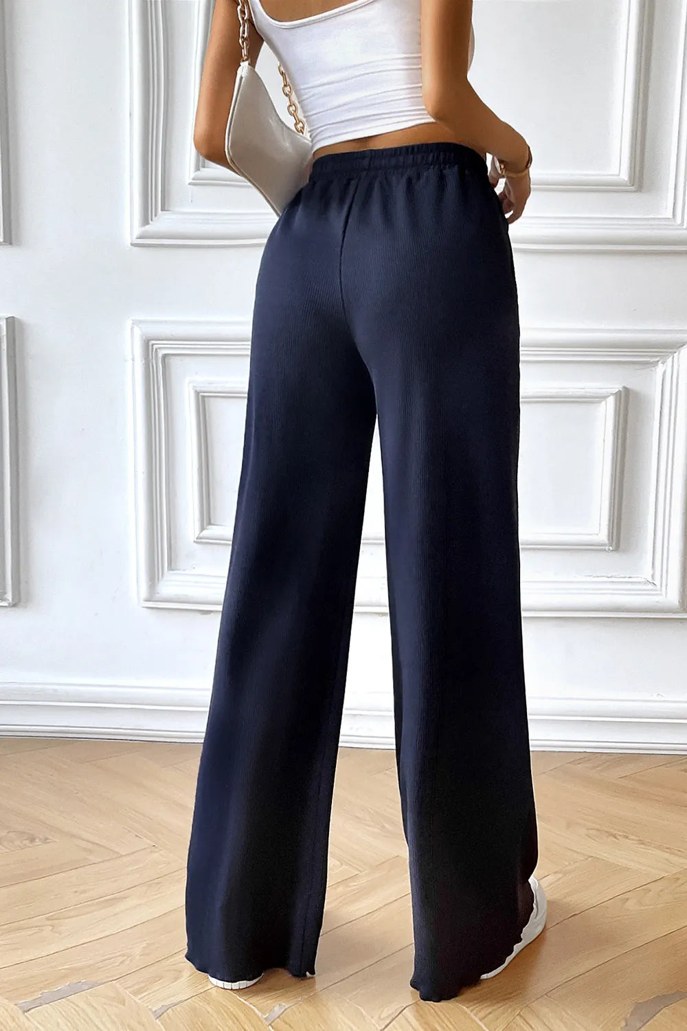 Devine Drawstring Wide Leg Pants with Pocketed – Trendsi | ClozArt