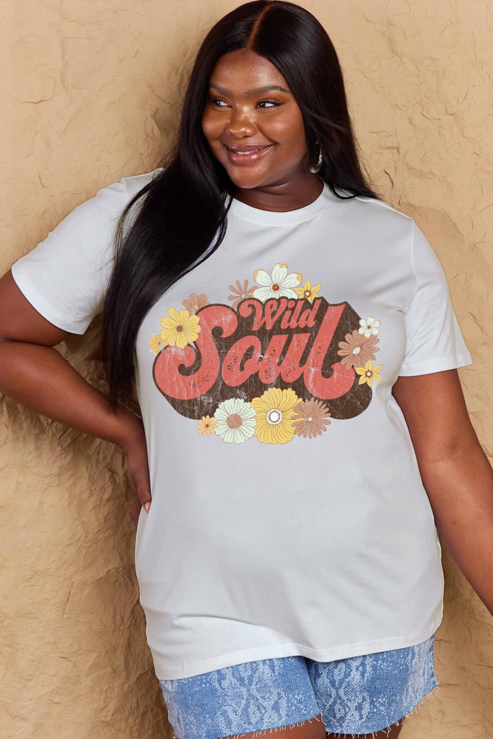 Simply Love Full Size WILD SOUL Graphic Cotton T-Shirt – Trendsi | ClozArt
