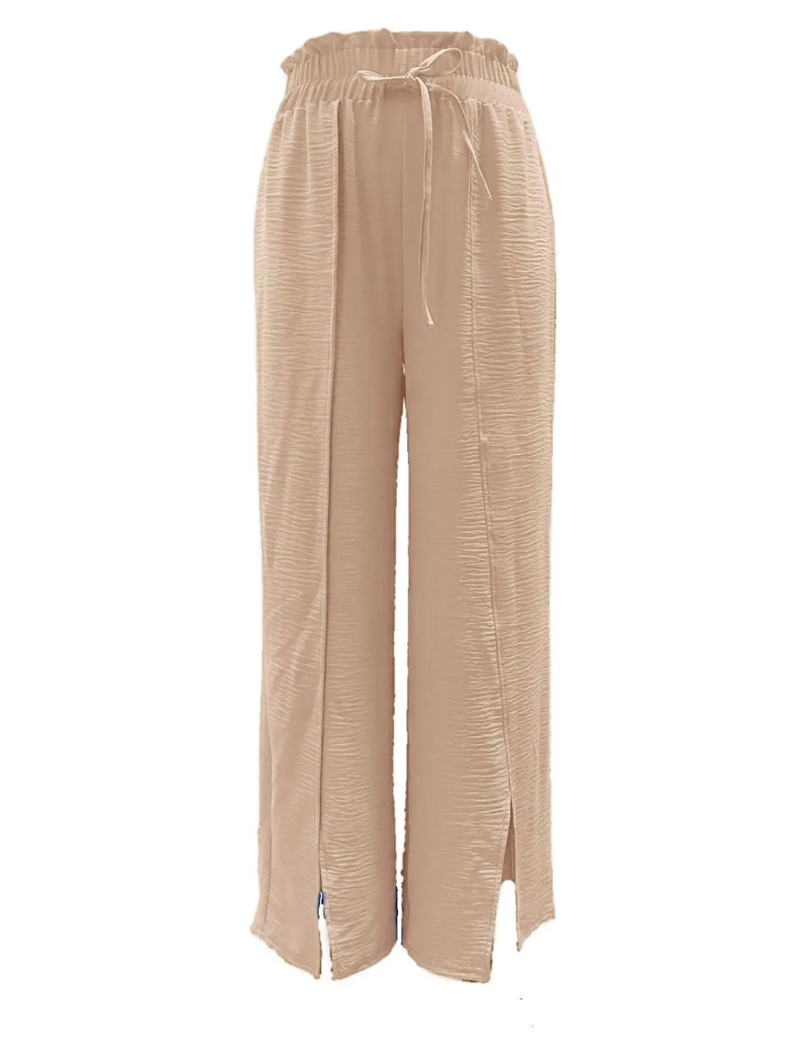 Slit Wide Leg Pants – Trendsi | ClozArt