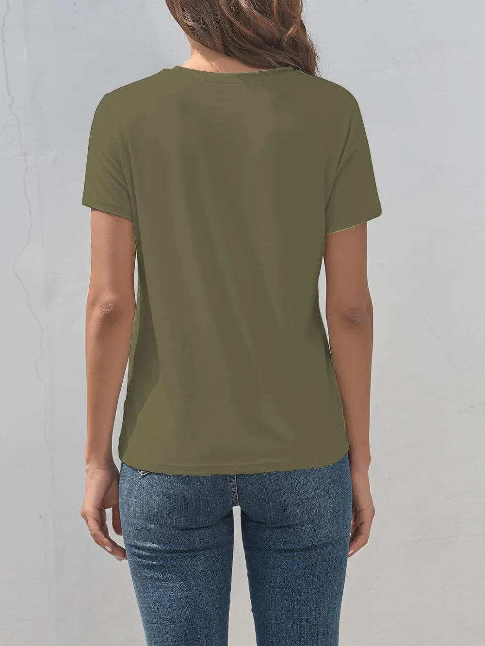 Cross Graphic Round Neck T-Shirt – Trendsi | ClozArt