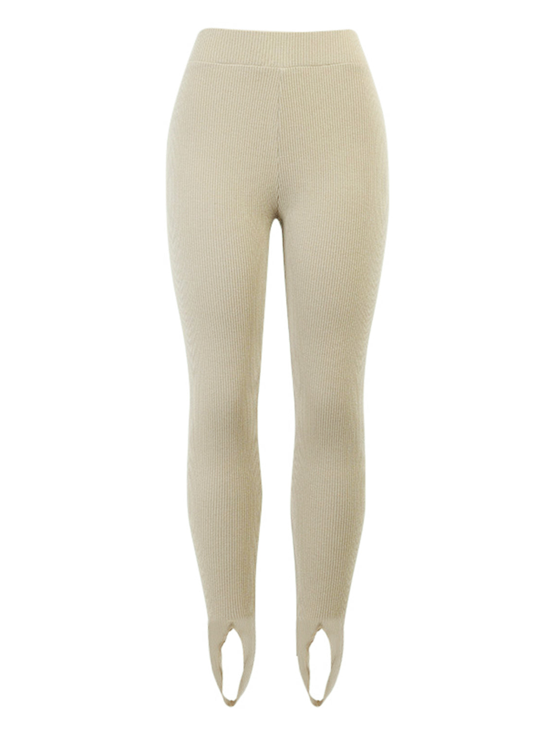 Ribbed Mid Waist Leggings – Trendsi | ClozArt