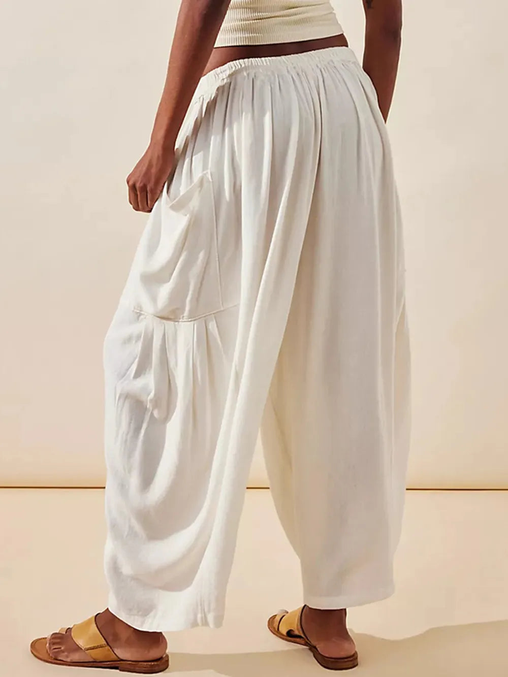 Full Size Wide Leg Pants with Pockets – Trendsi | ClozArt