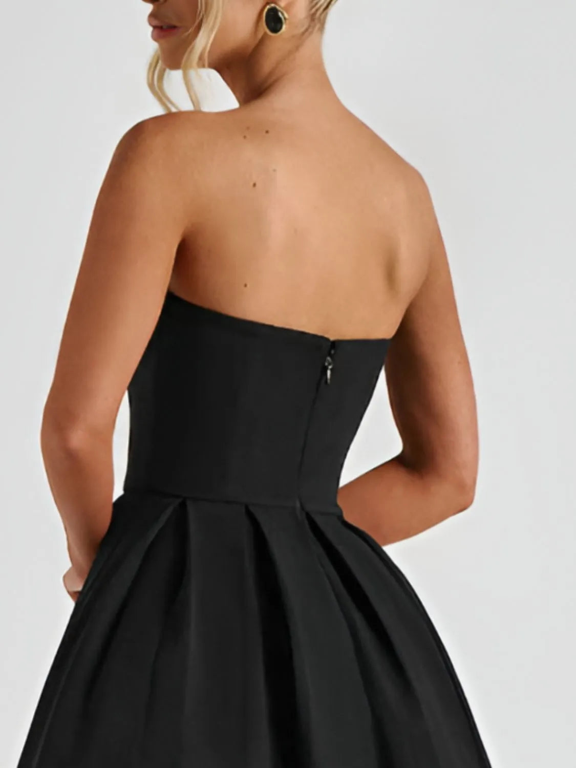 Solid Color Tube Midi Dress – Trendsi | ClozArt