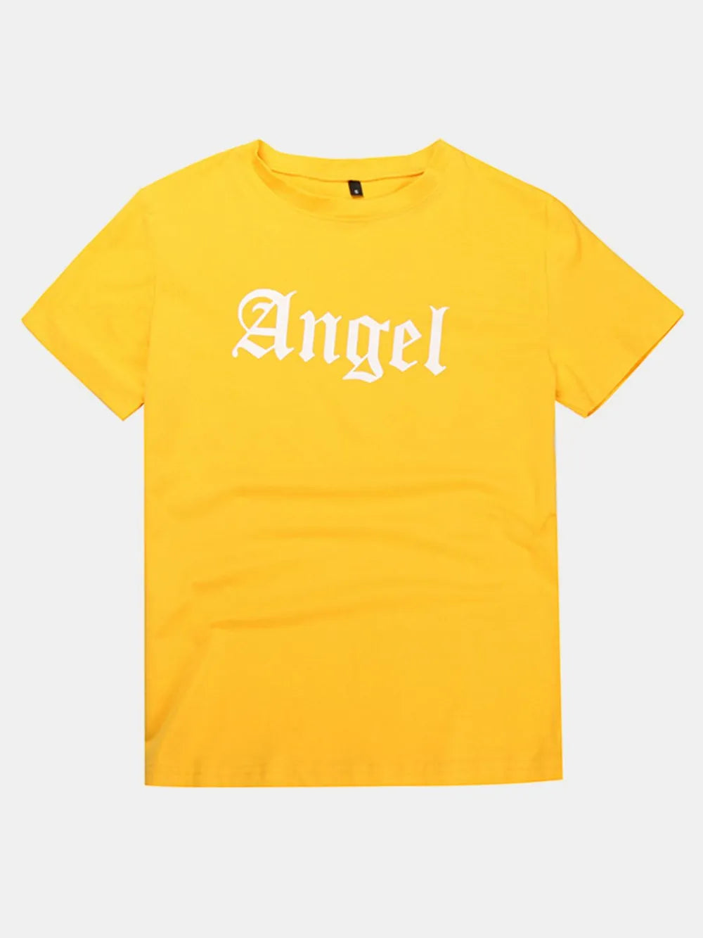Perfee ANGEL Round Neck Short Sleeve T-Shirt – Trendsi | ClozArt