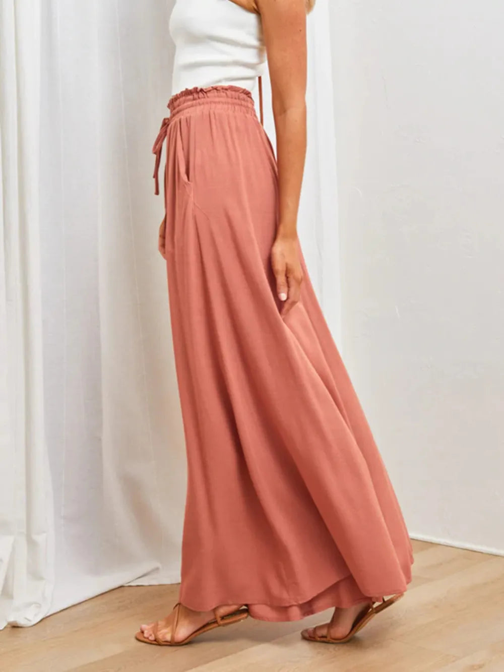 High Waist Wide Leg Pants – Trendsi | ClozArt