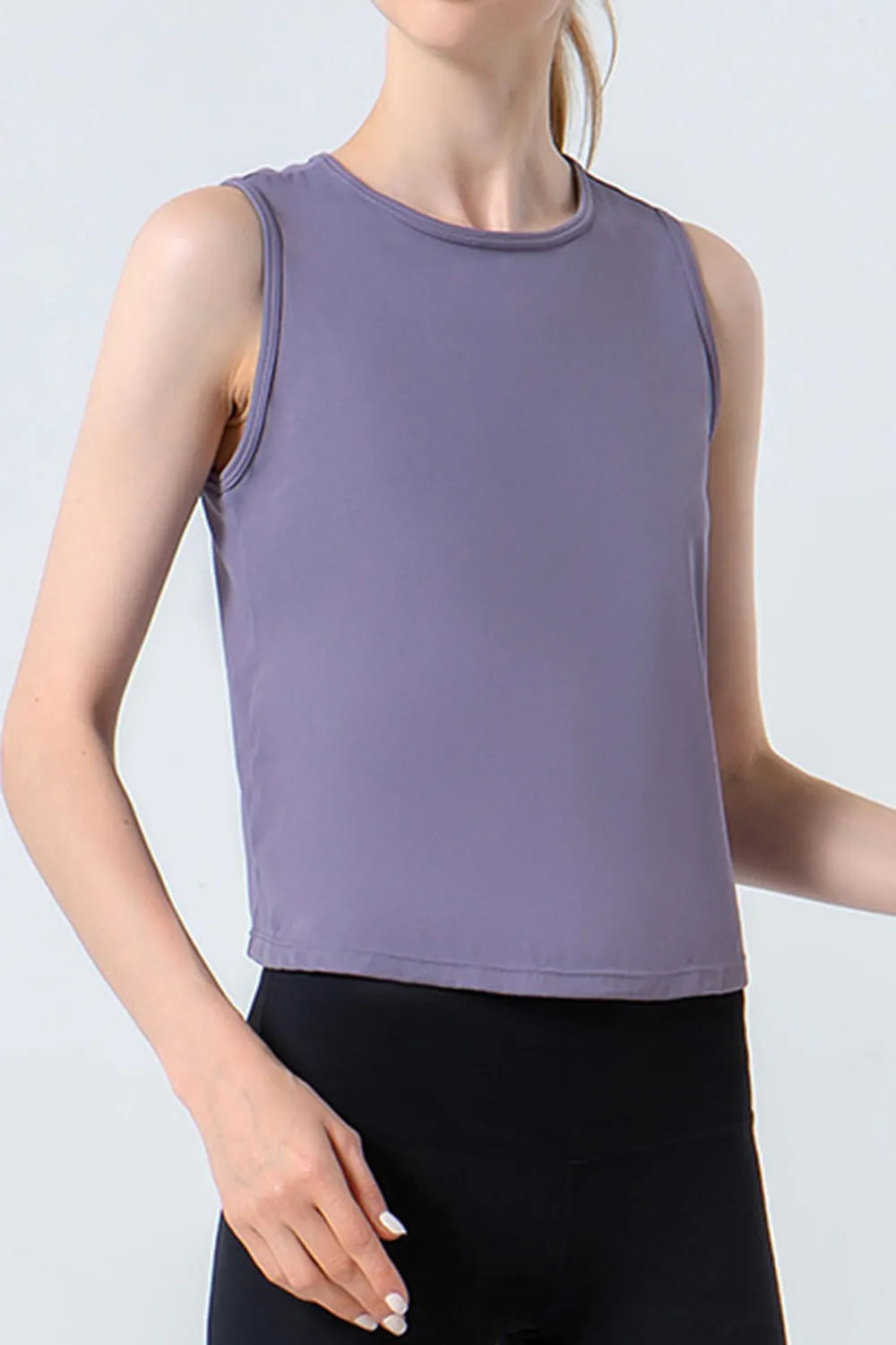 Round Neck Active Tank – Trendsi | ClozArt