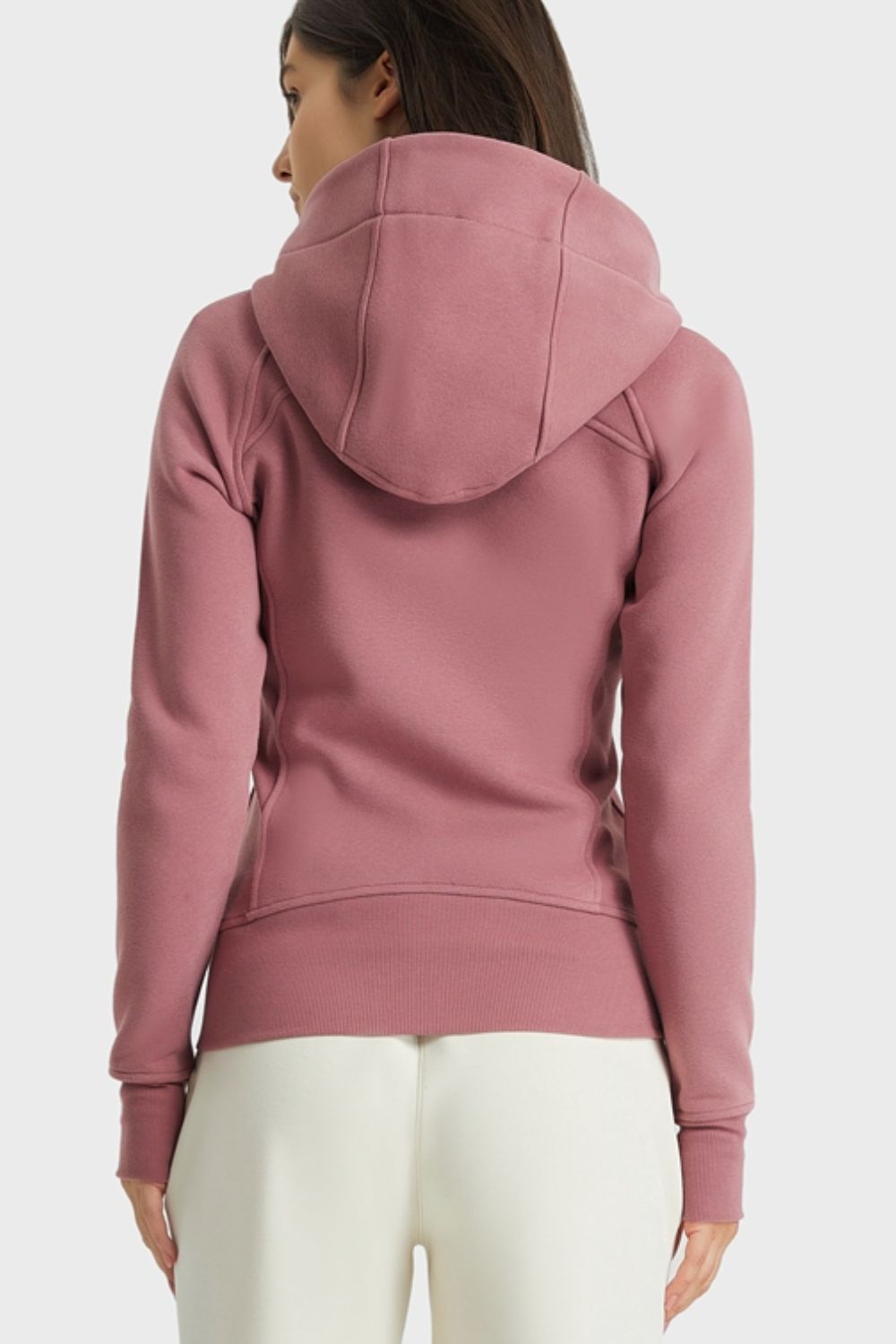 Millennia Zip Up Seam Detail Hooded Sports Jacket – Trendsi | ClozArt