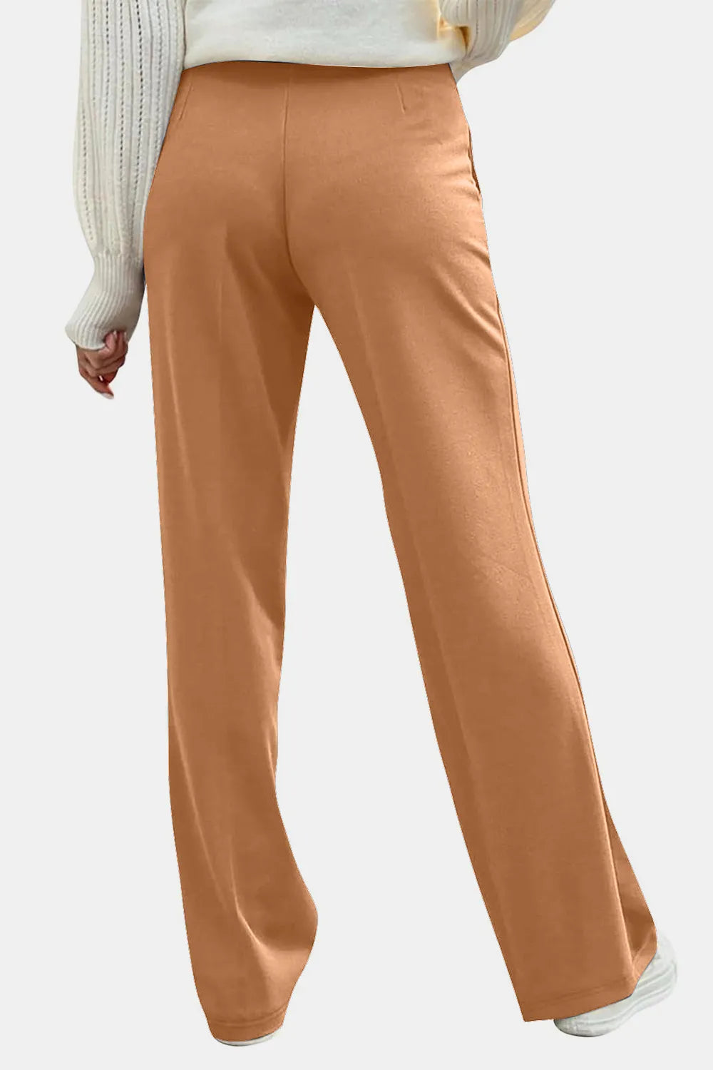 Decorative Button High Rise Pants – Trendsi | ClozArt
