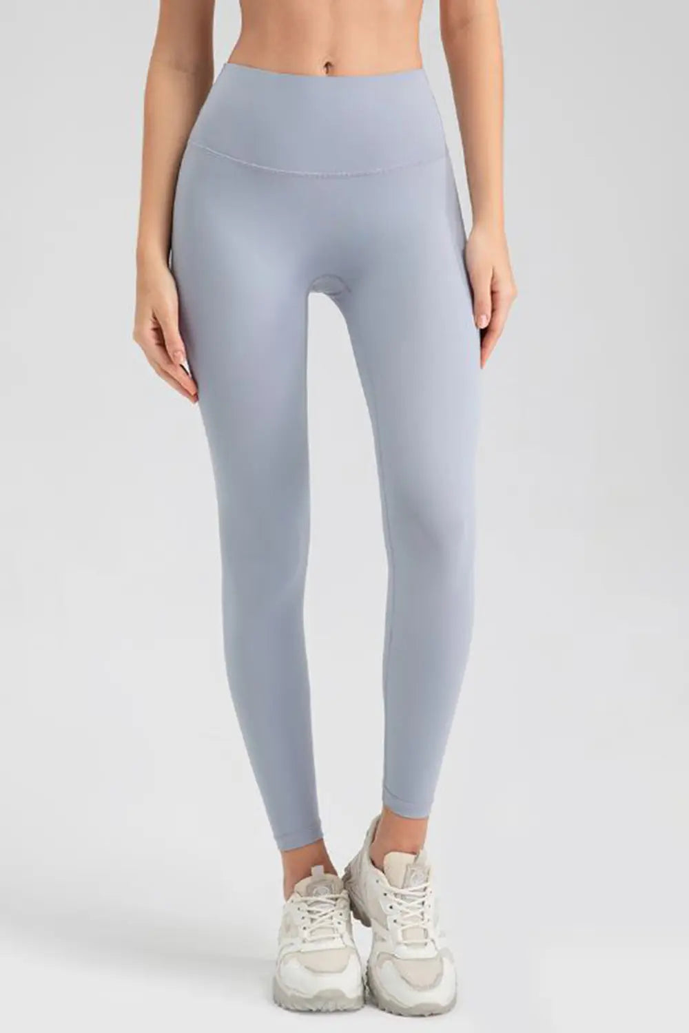 Wide Waistband Sport Leggings – Trendsi | ClozArt