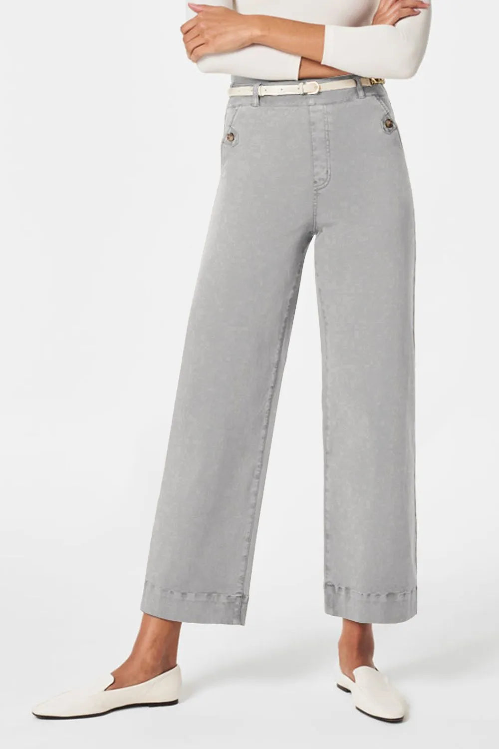 High Waist Jeans with Pockets – Trendsi | ClozArt