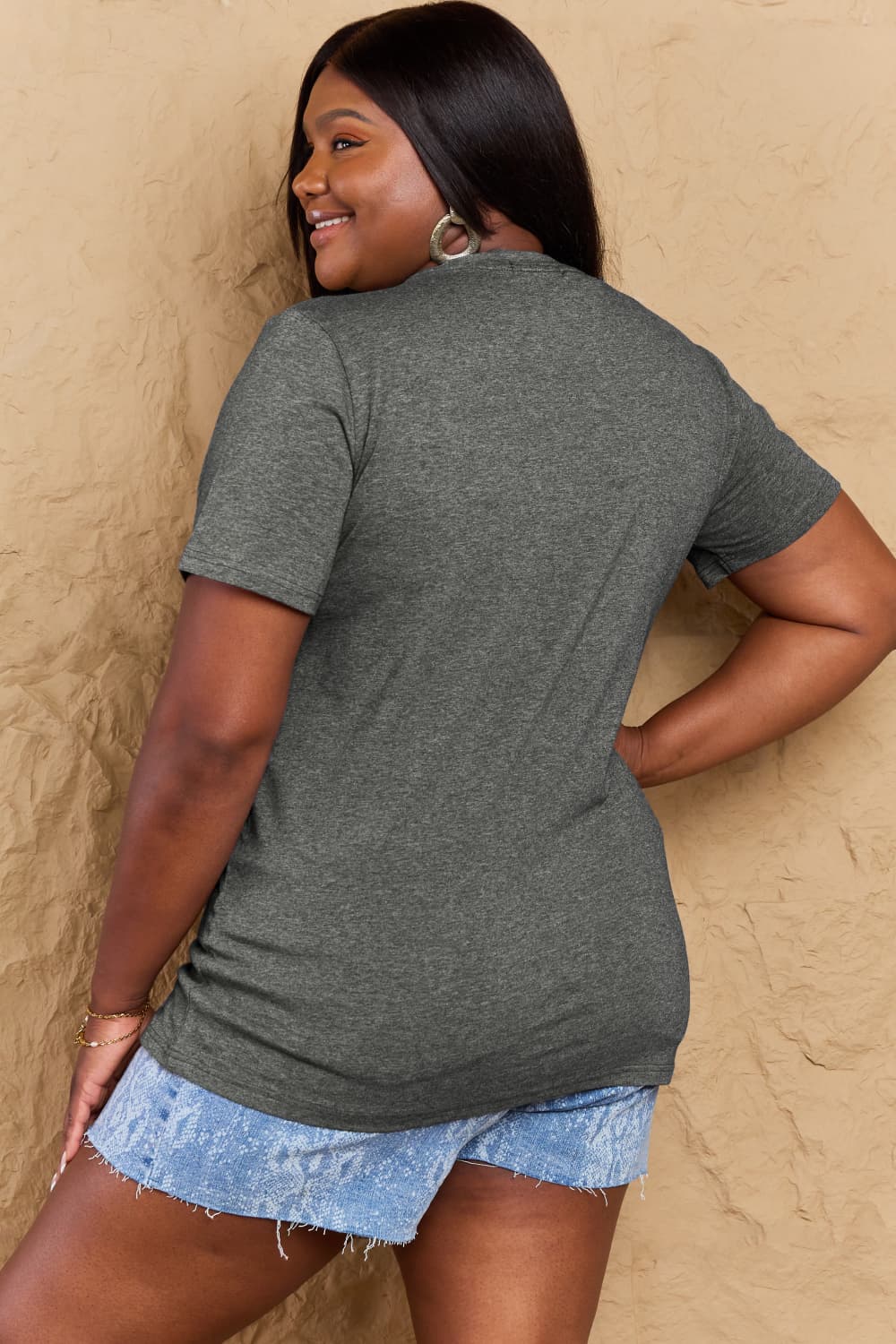 Simply Love Full Size CREATE HAPPINESS Graphic Cotton T-Shirt – Trendsi | ClozArt