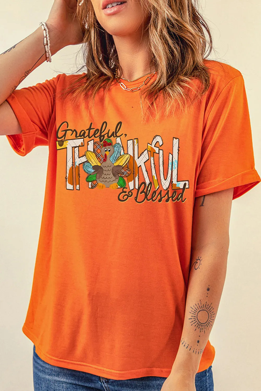 Graphic Round Neck Short Sleeve T-Shirt – Trendsi | ClozArt
