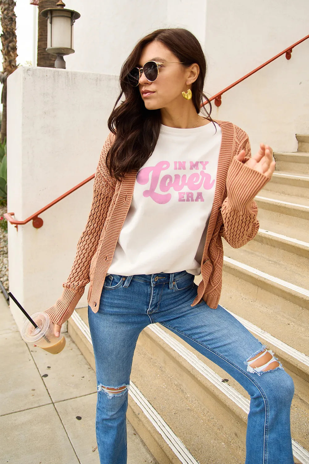 Simply Love Full Size IN MY LOVER ERA Round Neck T-Shirt – Trendsi | ClozArt