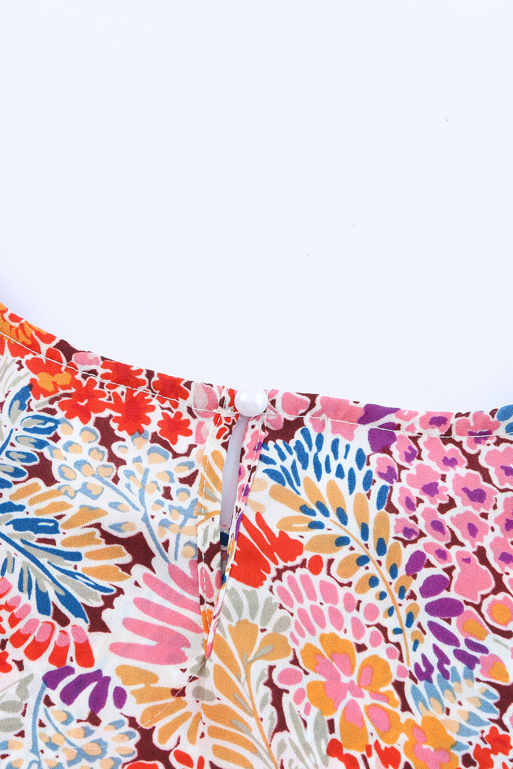 Floral Print Long Puff Sleeve Blouse – Trendsi | ClozArt