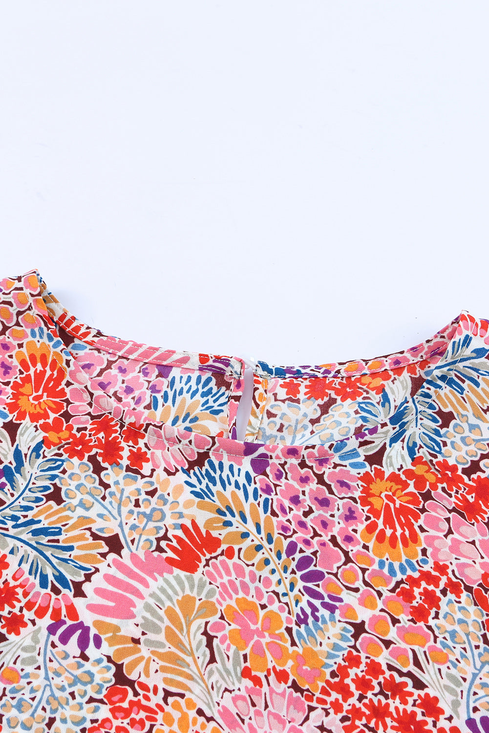 Floral Print Long Puff Sleeve Blouse – Trendsi | ClozArt