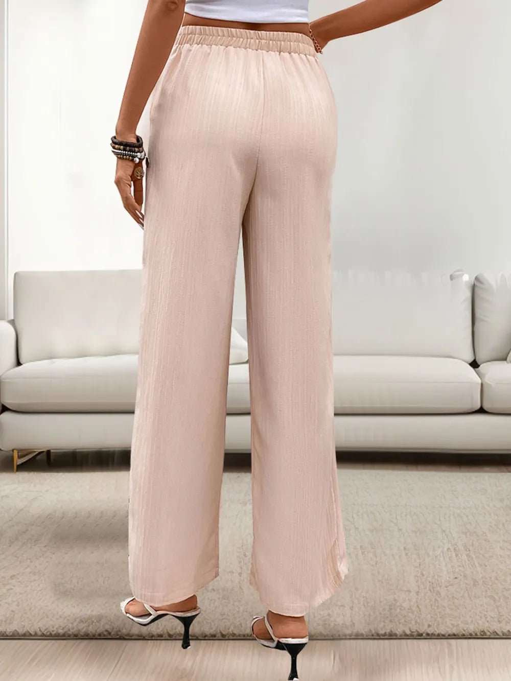 Perfee Tied Wide Leg Pants with Pockets – Trendsi | ClozArt