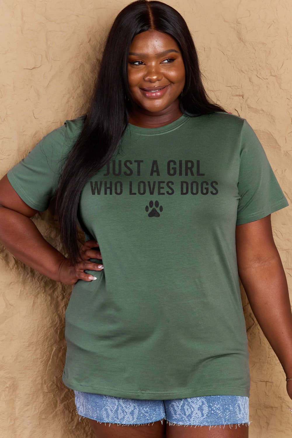 Simply Love Full Size Dog Paw Graphic Cotton T-Shirt – Trendsi | ClozArt