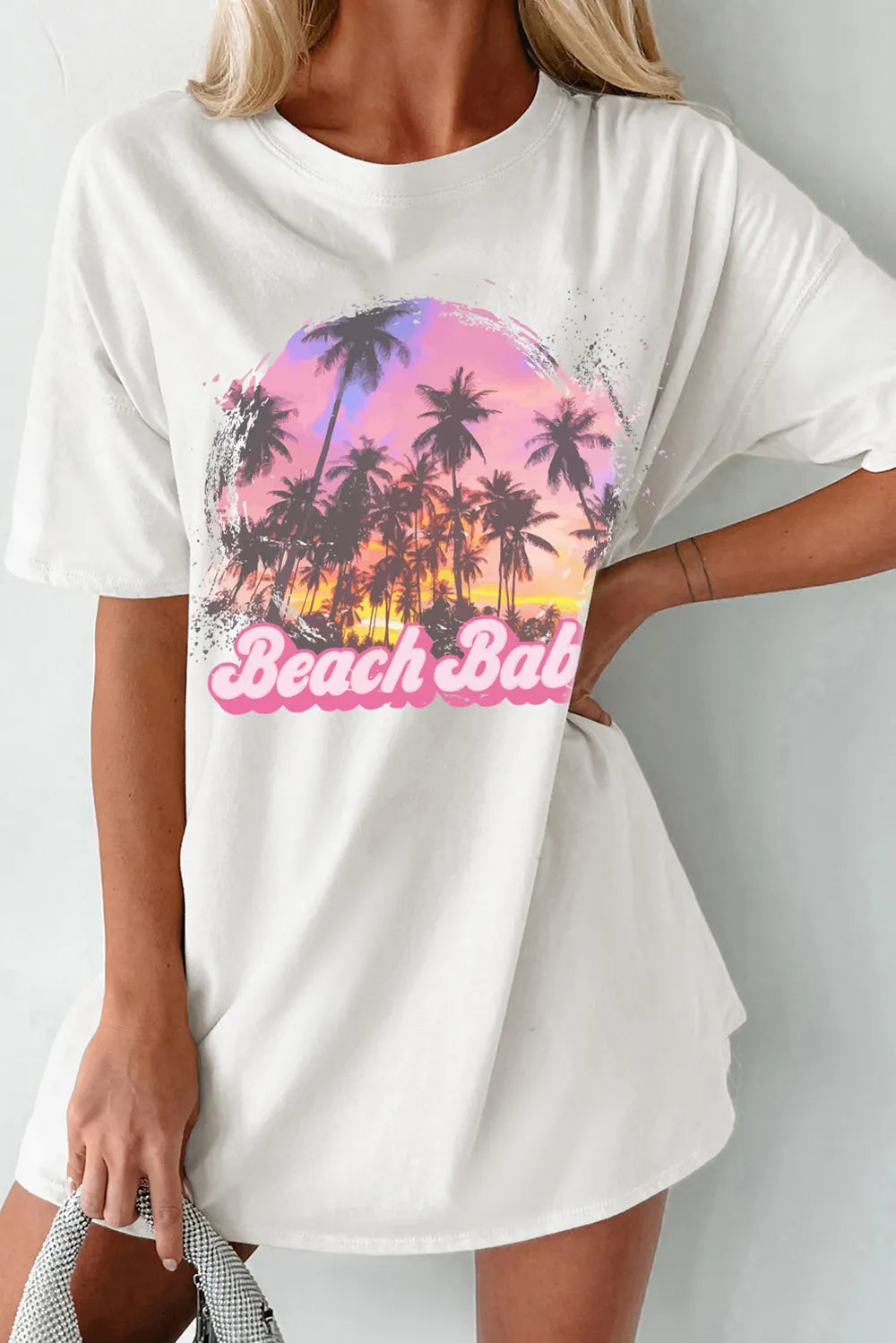 Graphic Round Neck Half Sleeve T-Shirt – Trendsi | ClozArt