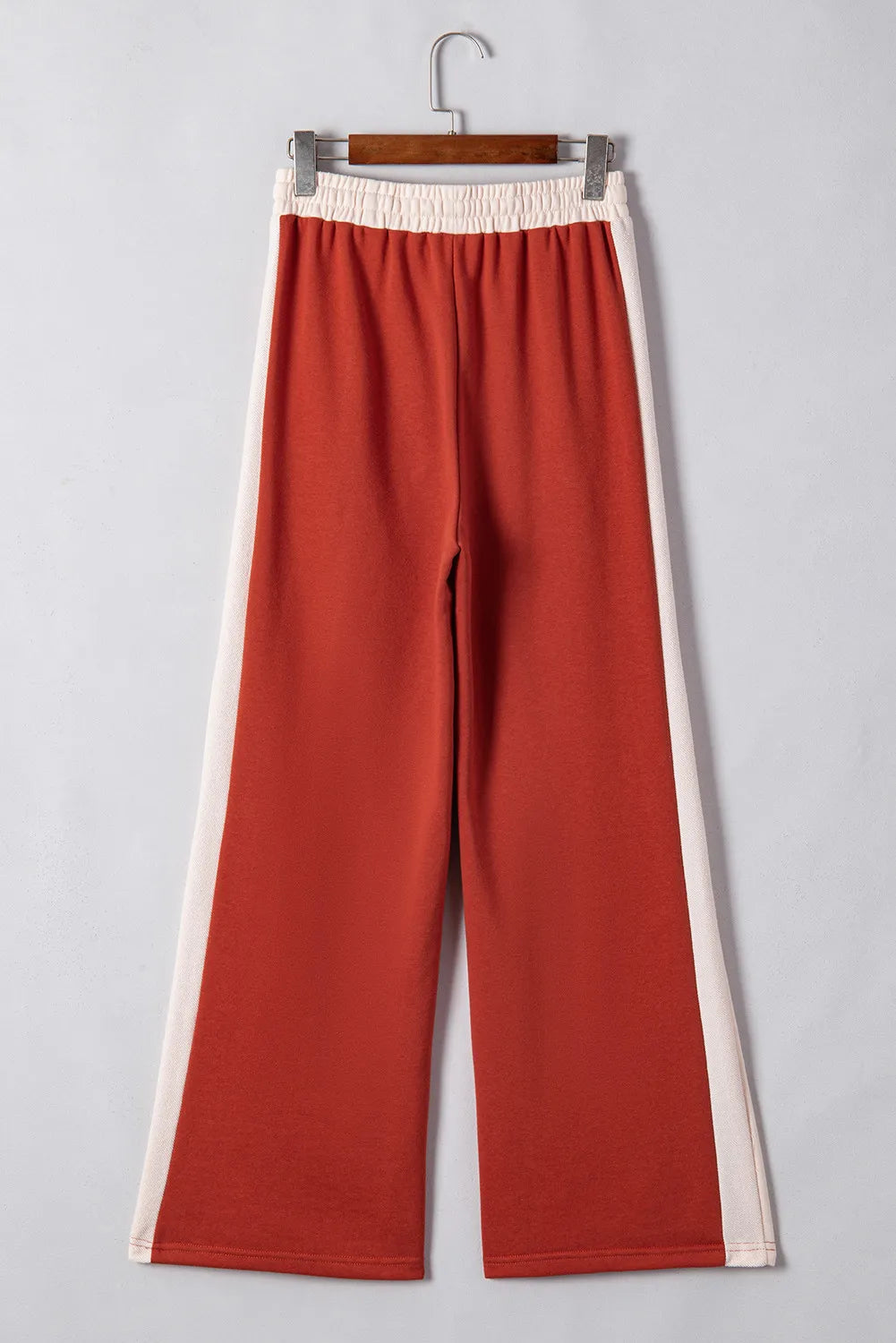 Drawstring Contrast Wide Leg Pants – Trendsi | ClozArt