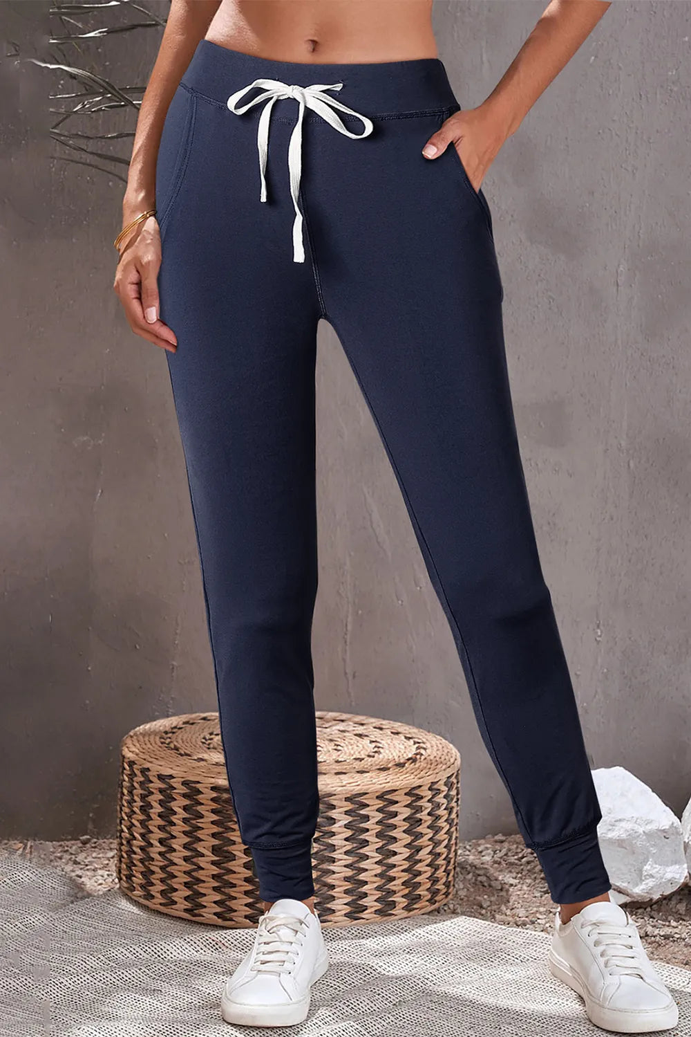 Drawstring Joggers with Pockets – Trendsi | ClozArt