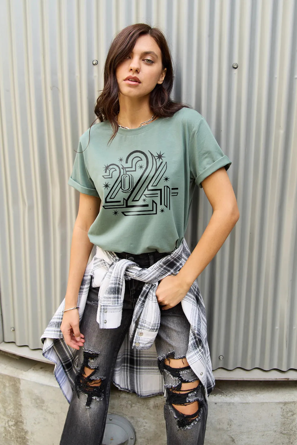 Simply Love Full Size 2024 Round Neck Short Sleeve T-Shirt – Trendsi | ClozArt