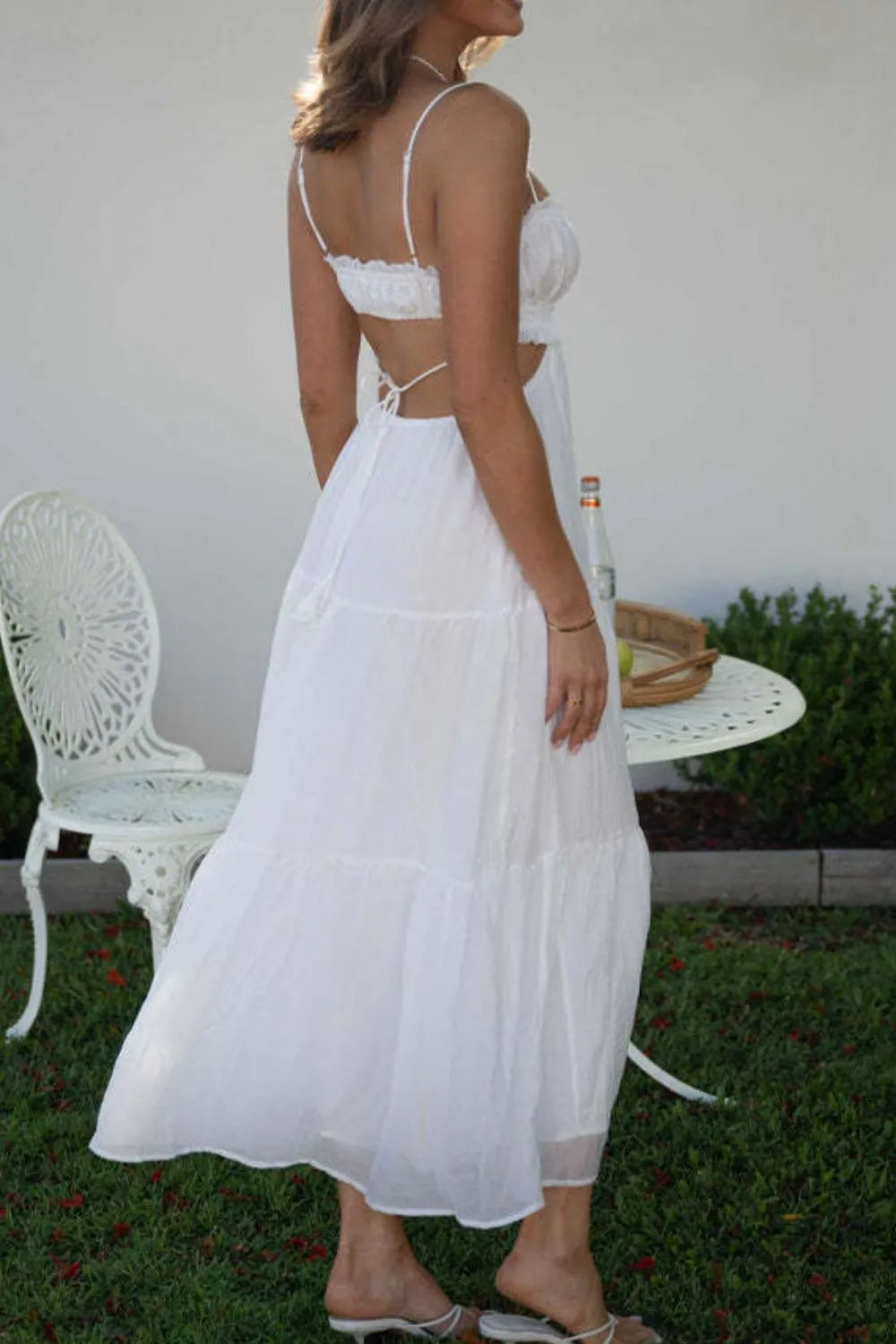 Cutout Square Neck Midi Cami Dress – Trendsi | ClozArt