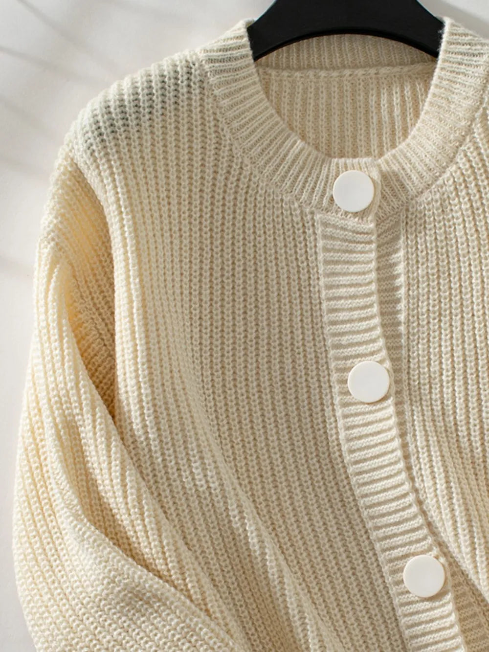 Button Down Long Sleeve Cardigan – Trendsi | ClozArt