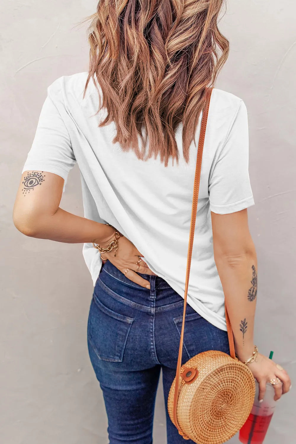 USA Round Neck Short Sleeve T-Shirt – Trendsi | ClozArt