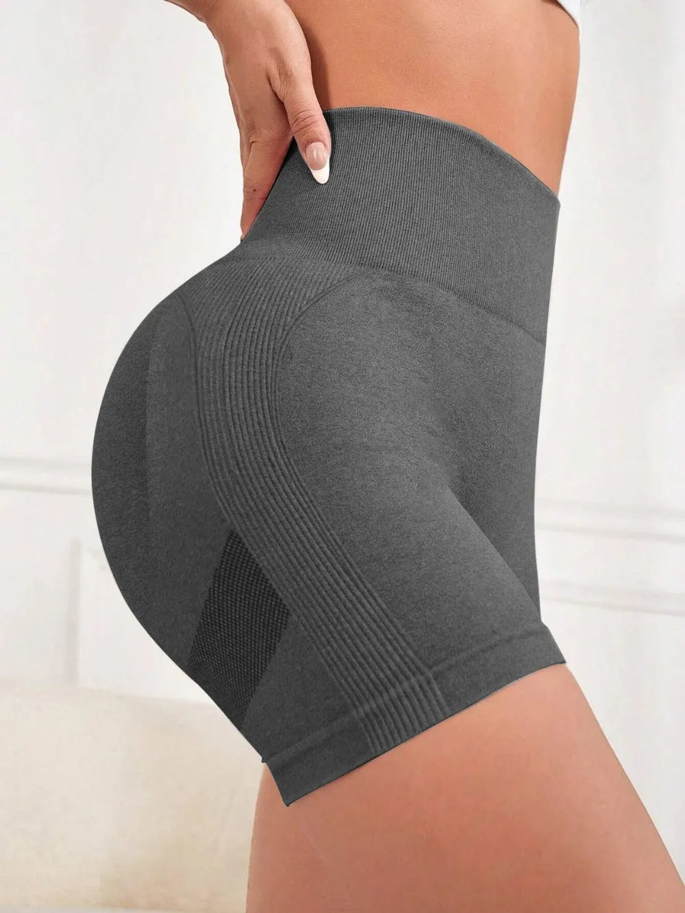 High Waist Active Shorts – Trendsi | ClozArt