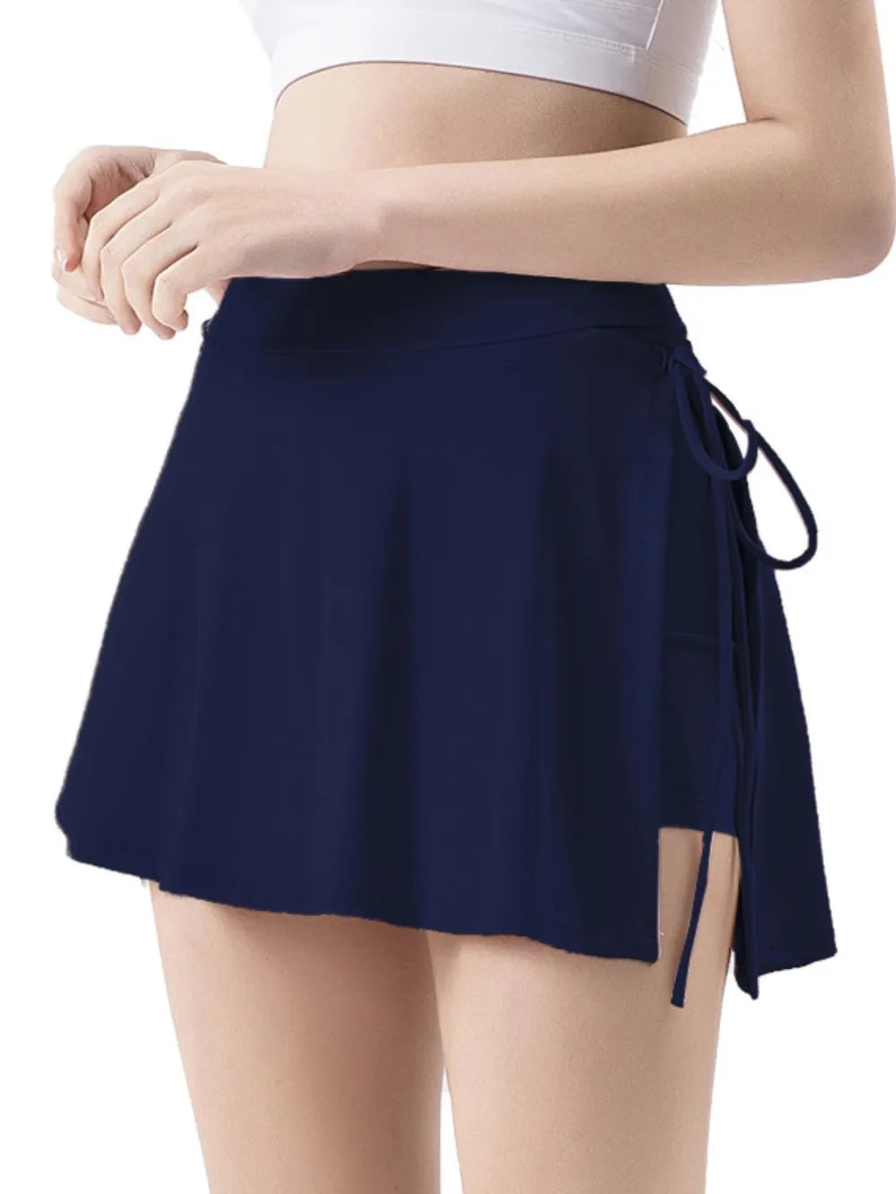 High Waist Active Skort with Pockets – Trendsi | ClozArt