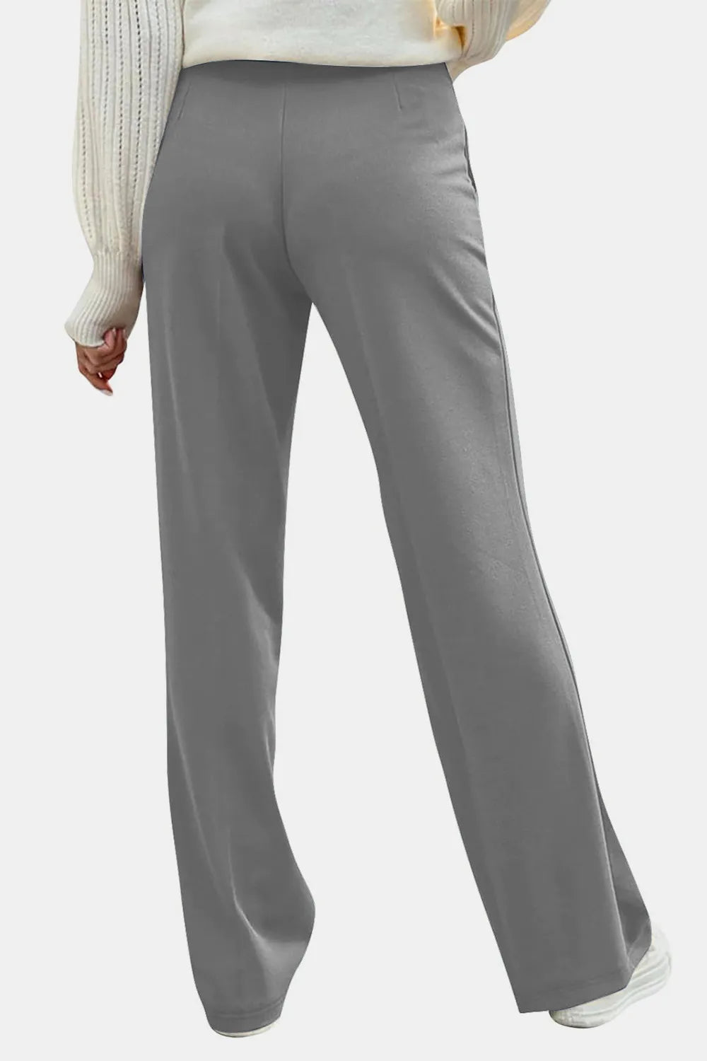 Decorative Button High Rise Pants – Trendsi | ClozArt