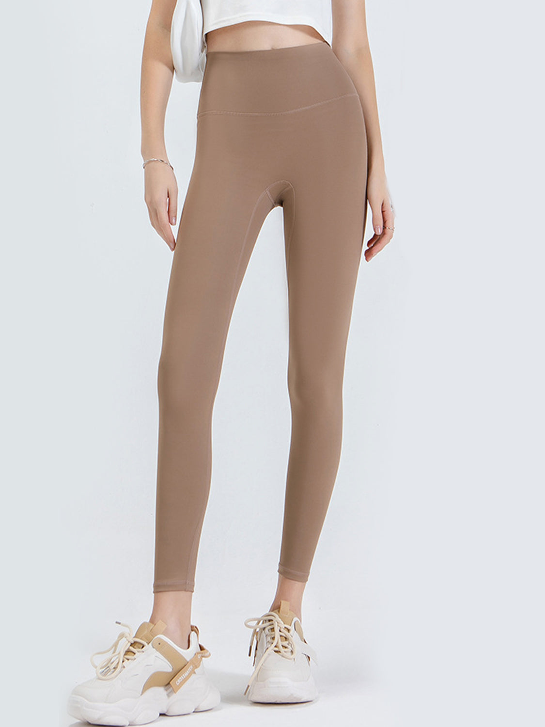 Wide Waistband Sports Leggings – Trendsi | ClozArt
