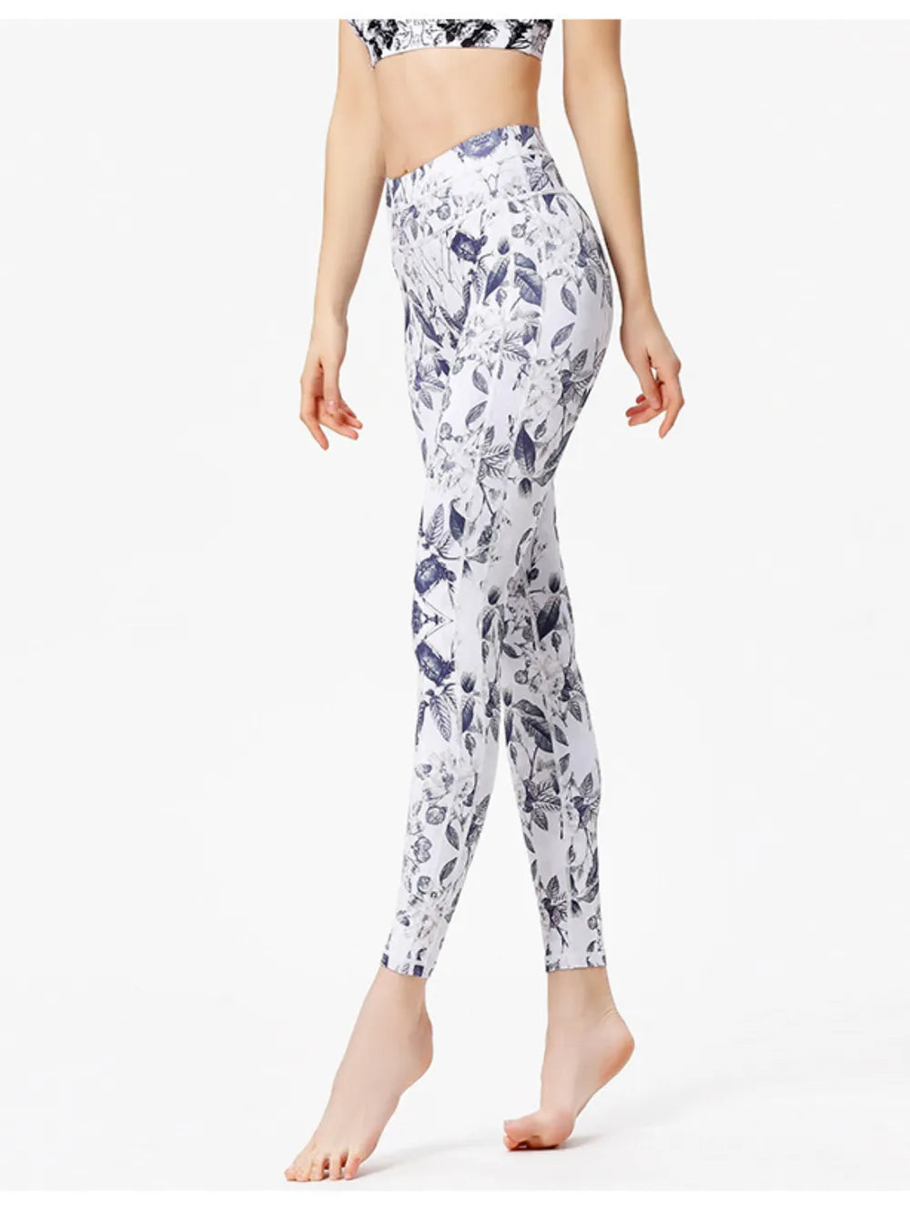 Printed Active High Waist Leggings – Trendsi | ClozArt