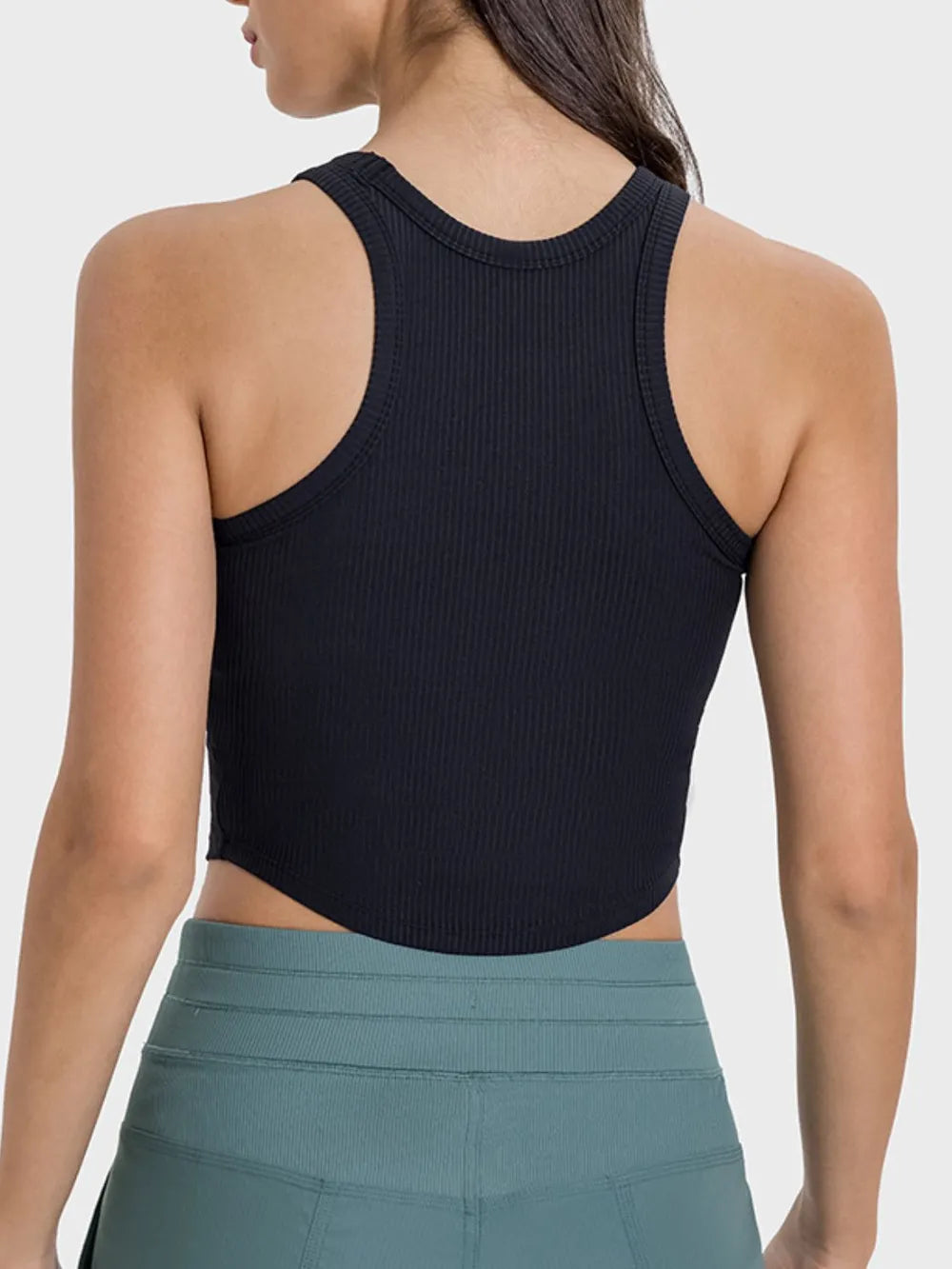 Millennia Round Neck Racerback Active Tank – Trendsi | ClozArt