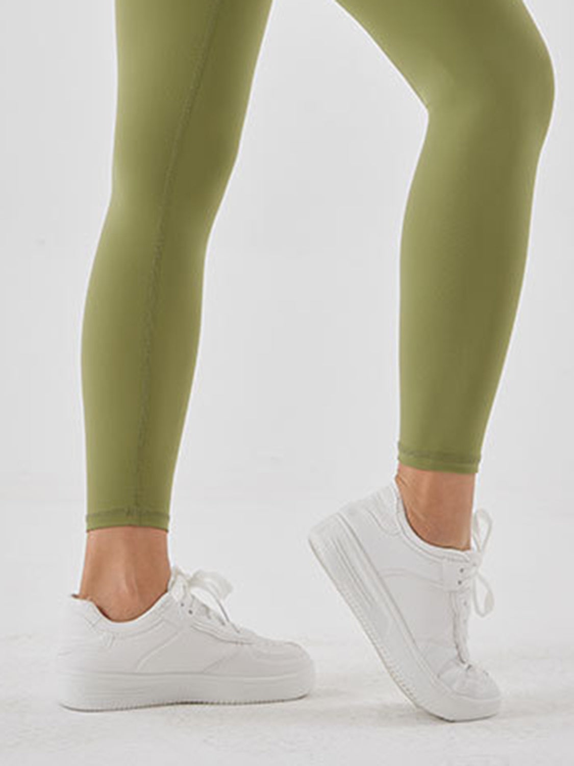 Wide Waistband Sports Leggings – Trendsi | ClozArt