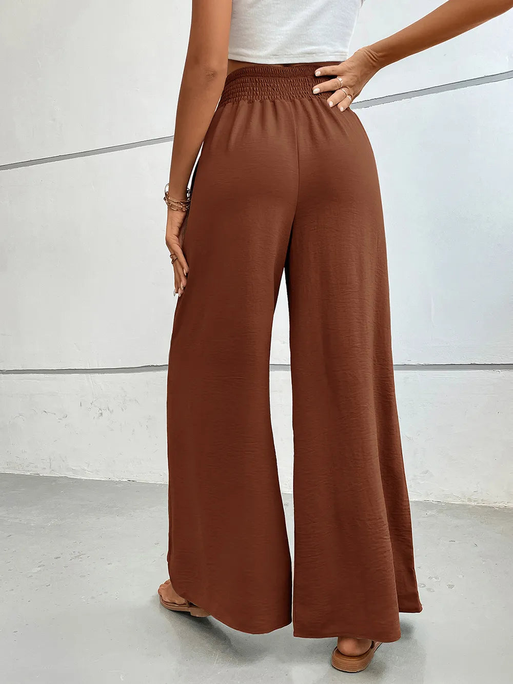 Perfee Wide Leg Pants with Pockets – Trendsi | ClozArt