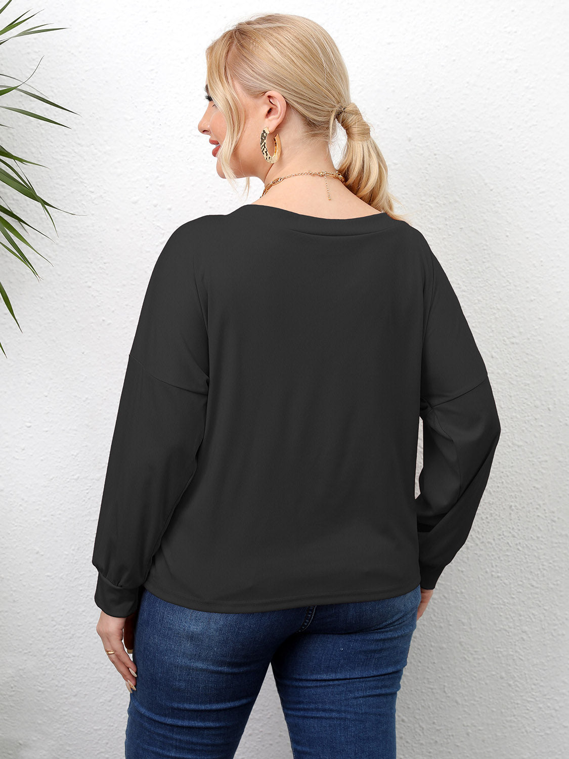 Plus Size Twisted Drop Shoulder T-Shirt – Trendsi | ClozArt