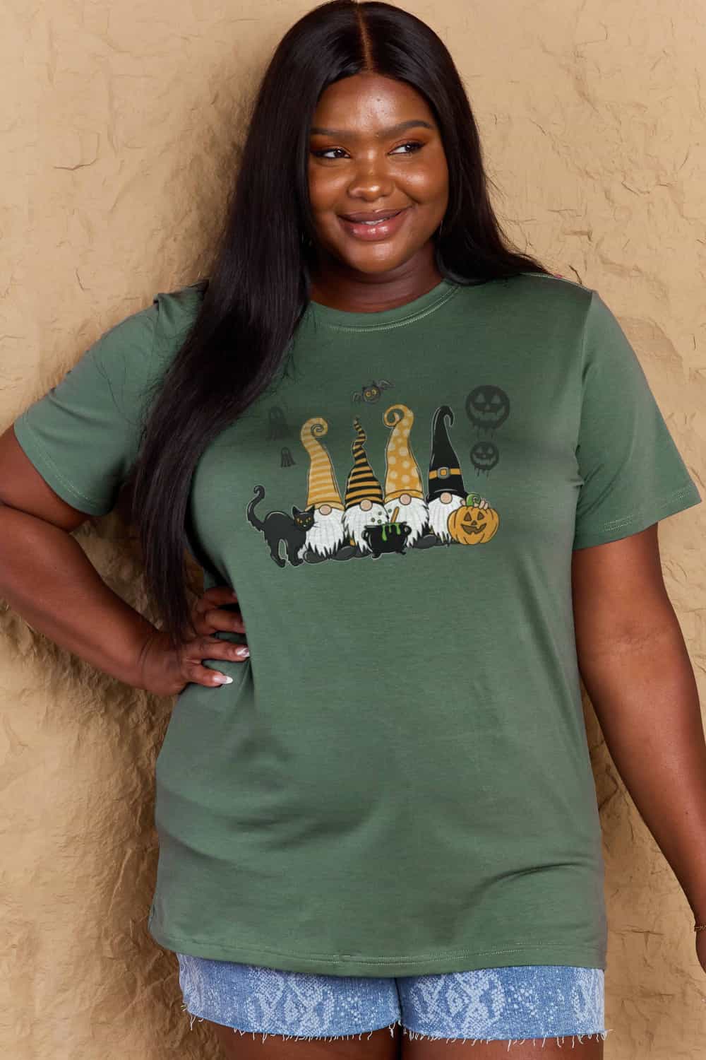 Simply Love Full Size Halloween Theme Graphic Cotton T-Shirt – Trendsi | ClozArt