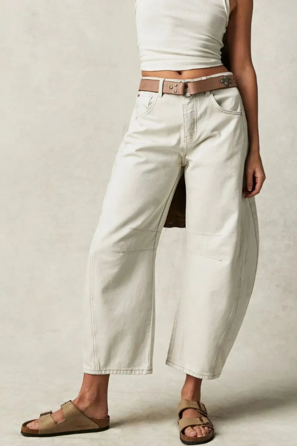 Wide Leg Jeans with Pockets – Trendsi | ClozArt